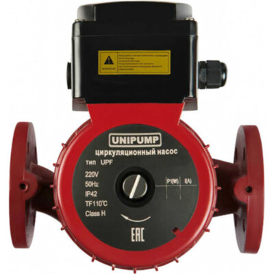 Насос циркуляционный Unipump UPF 50-120 280 с мокрым ротором H=12м Q=250л/мин арт. 67031