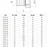 Переходник для шланга латунный Aquasfera 9101 DN 8х10 PN 25 резьба - 1/4''x10, резьбовой ВР-НР, 9101-01 5
