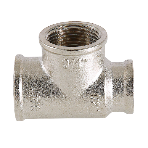 Латунный тройник VALTEC 3/4" х 3/4" х 1/2" переходной VTr.750.RN.050504 4