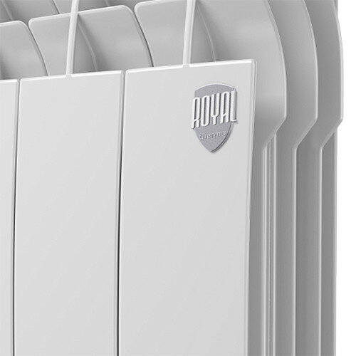 Алюминиевый радиатор Royal Thermo BiLiner Alum 500 - 08 секц. Bianco Traffico
