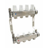 Коллекторная группа VALFEX VF.582.0606 6-ти контурный ВР-НР 1"x3/4" DN 25 PN 10 с регулирующими и балансировочными клапанами 1