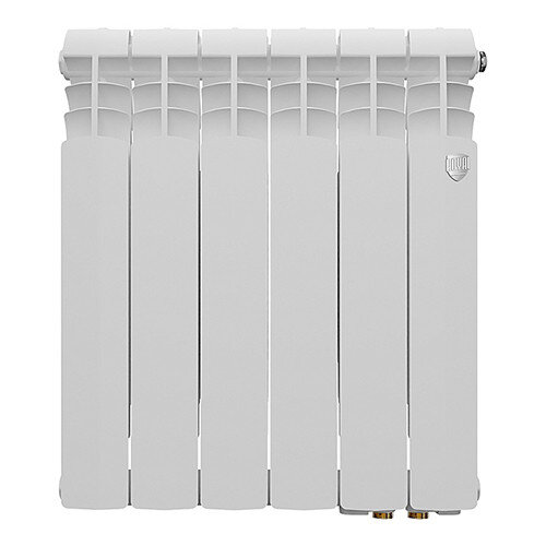 Радиатор биметаллический Royal Thermo Vittoria Super 500 2.0 VDR (6 секций) Bianco Traffico