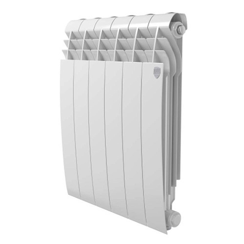Алюминиевый радиатор Royal Thermo BiLiner Alum 500 - 06 секц. Bianco Traffico