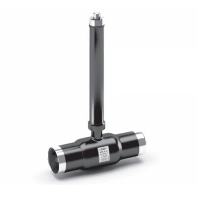 Кран шаровой цельносварной LD КШ.Ц.П.GAS.125/100.025.Н/П.01.H Ду 125/100 Ру 25 нержавеющий неполнопроходный для подземной установки под приварку