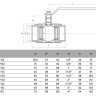 Кран шаровой ALSO КШ.М.040.40-02 Ду 40 Ру 40 стандартнопроходный муфтовый, корпус - 09Г2С 2