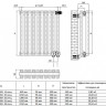 Дизайн-радиатор Royal Thermo SHIFT Q30 VC2030 - 20 секц. RAL9016 5
