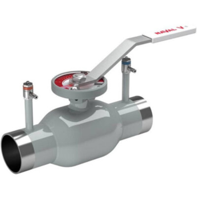 Кран шаровой NAVAL NAVALTRIM 266413 V DN 125 PN 25 регулирующий нержавеющий под приварку