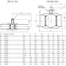 Кран шаровой Vexve 110100 DN 100 PN 25 стальной стандартнопроходный под приварку для газа, ручка-рычаг 2