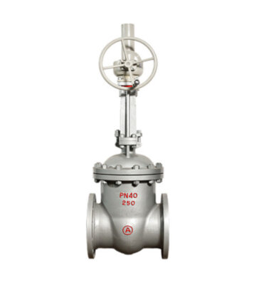 Задвижка 30лс515нж Ду600 Ру 40 стальная с редуктором