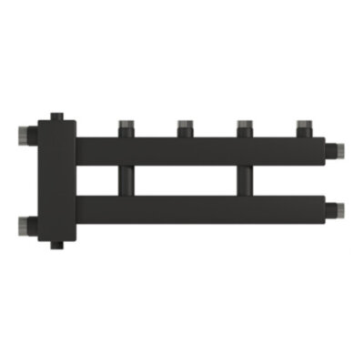 Коллектор распределительный Warme WKD.R.85.2+1 3-х контурный НР 1 1/2"x1" Ду 40 Ру 6 без теплоизоляции