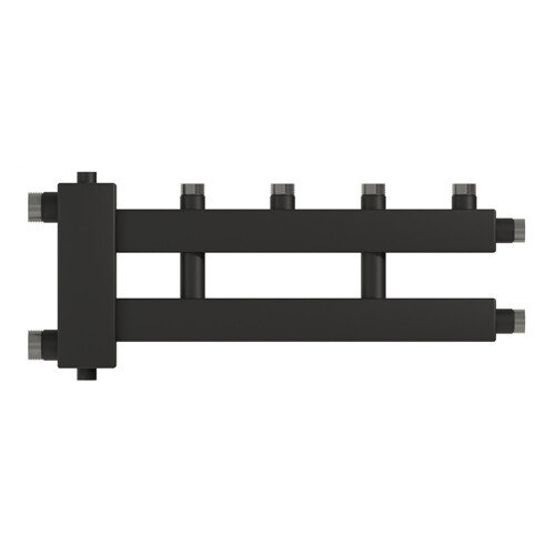 Коллектор распределительный Warme WKD.R.85.2+1 3-х контурный НР 1 1/2"x1" Ду 40 Ру 6 без теплоизоляции