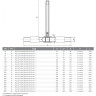 Кран шаровой цельносварной LD КШ.Ц.ПЭ.Р.GAS.400.016.П/П.02.H Ду 400 Ру 16 стальной полнопроходный для подземной установки с ПЭ патрубками и редуктором L = 3450 2