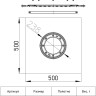 Гидроизоляционный фланец HL8300.Н с полимербитумным полотном 2
