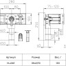 Сифон HL406E DN40/50 для стиральной машины, с вентилем и розеткой 220B 2