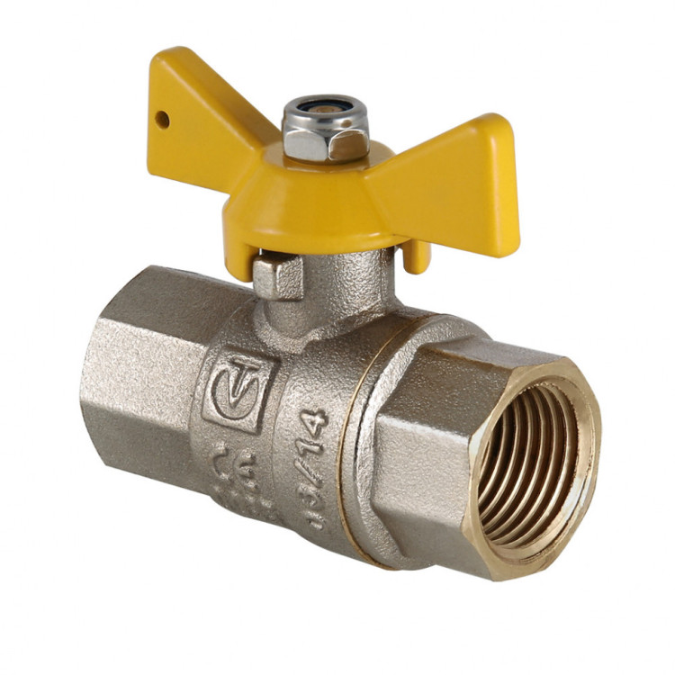Кран шаровой VALTEC VALGAS 1/2" Ду15 Ру40 с внутренней резьбой VT.277.N.04 1