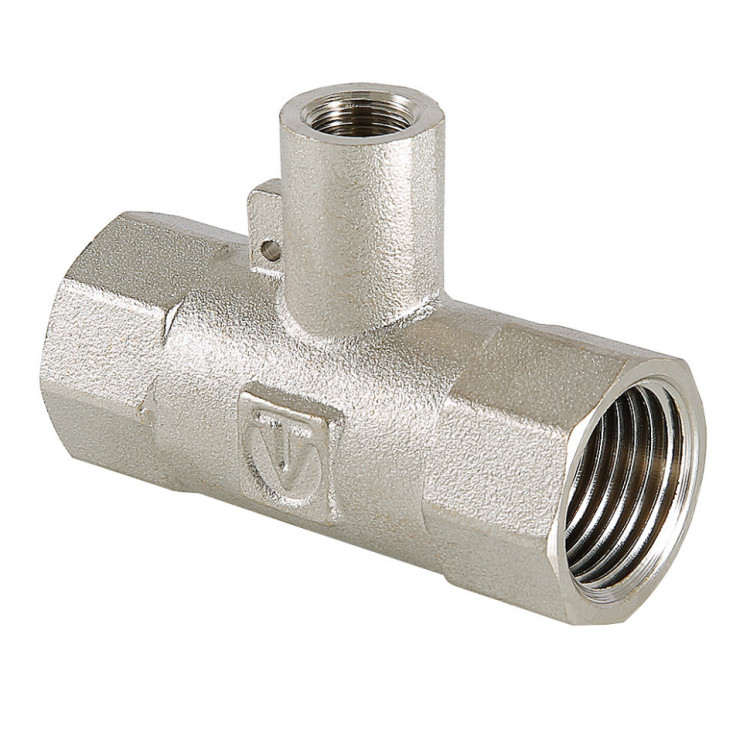 Латунный тройник VALTEC 3/4" для подключения датчика температуры VTr.250.N.0005 1
