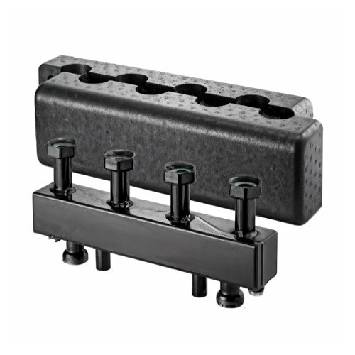 Коллектор распределительный Oventrop Regumat 1351588 8-ми контурный ВР-НР 1 1/2" DN 40 PN 4 в теплоизоляции