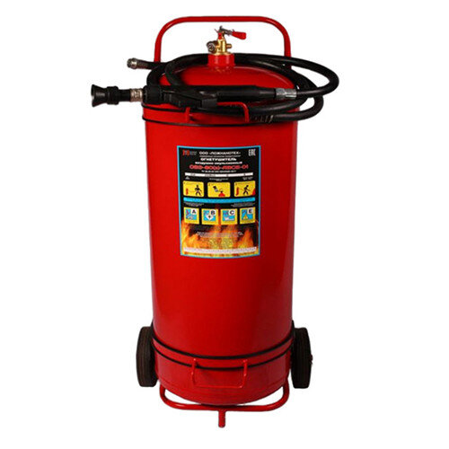 Огнетушитель воздушно-эмульсионный Пожнанотех ОВЭ-80-(з)-АВСЕ заряженный зимний, ЗПУ-латунь