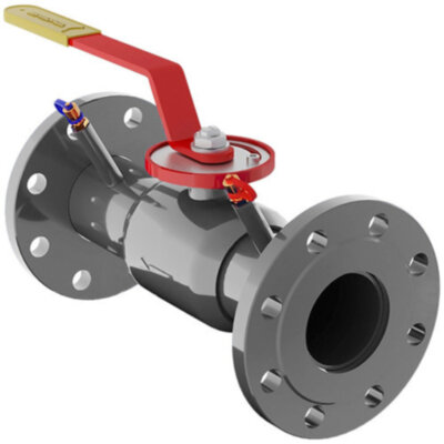 Кран шаровой балансировочный Маршал 10нж45фт-01 11ЦлФ.01.1 DN 25/20 PN 16 стандартнопроходной фланцевый