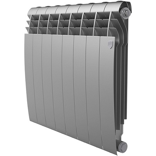 Радиатор биметаллический Royal Thermo BiLiner 500 (8 секций) Silver Satin 1