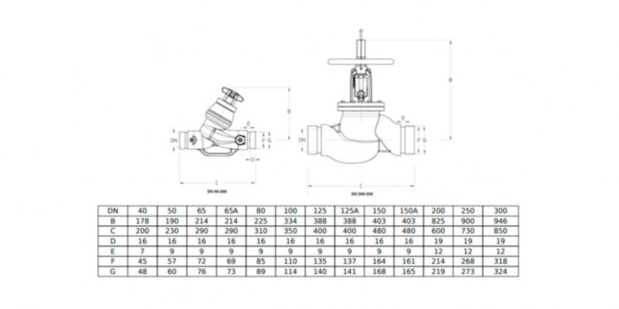 Клапан Cim 3739G Ду 125 Ру 16 балансировочный Cimberio