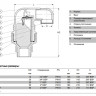 Клапан AVK 701/40 DN 12 PN 16 воздушный комбинированный резьбовой 2
