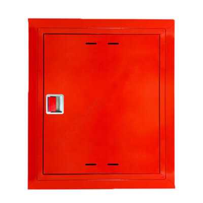 Шкаф пожарный ФАЭКС ШПК 310 ВЗК универсальный стандарт встроенный закрытый красный с евроручкой