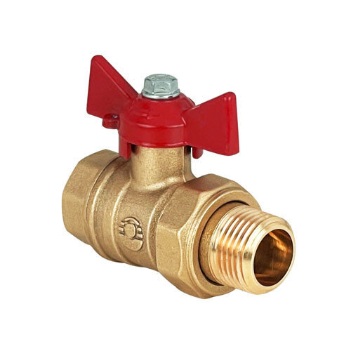 Кран шаровый VALFEX DELTA PRO VF.230 ВР-НР 1 1/4" Ду 32 Ру 40 с американкой латунный