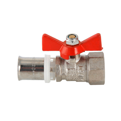 Кран шаровой VALTEC 1/2" Ду15 Ру25 с пресс-соединением и внутренней резьбой VT.242.N.1604 2