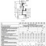 Задвижка клиновая ABRA A40-BS DN 40 PN 10/16 чугунная фланцевая с голым штоком 3