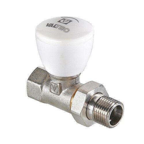 Клапан радиаторный Valtec VT.008 3/4" DN 20 PN 10 регулирующий прямой ручной