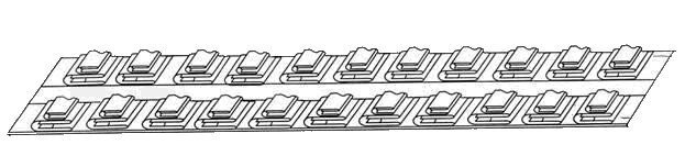 Уплотнительный коврик УК-СЛ-УТК-377 из скального листа