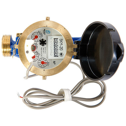 Счетчик мокроходный Декаст ВКМ-20 ДГ2 (10 л/имп) холодной воды