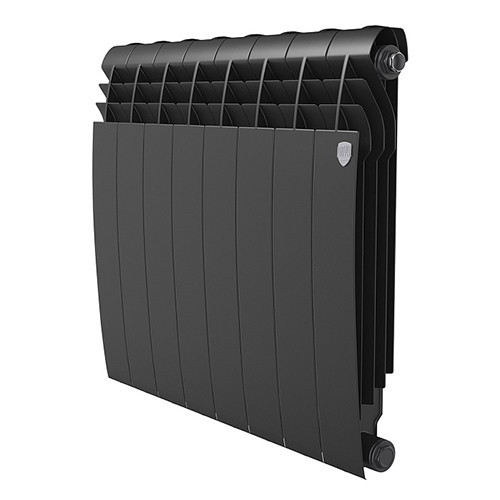 Радиатор биметаллический Royal Thermo BiLiner 500 (8 секций) Noir Sable