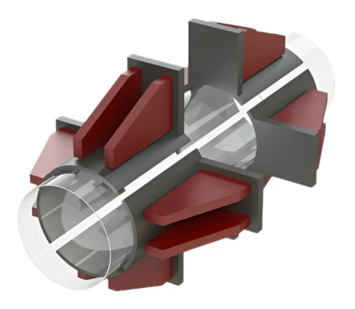 Опора Т7.17 Ду 1220 мм Серия 4.903-10 выпуск 4 неподвижная лобовая четырехупорная усиленная толщина стенки 14 мм