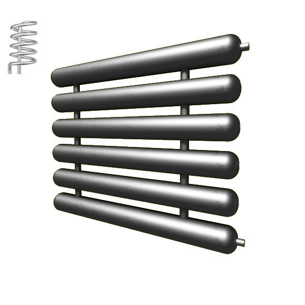 Регистр отопления РАЭ-6x76x2,5-1000 автономный шестирядный с эллиптическими заглушками
