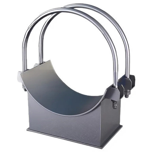 Опора Дн 219 13 ОСТ 108.275.38-80 неподвижная двуххомутовая кремнемарганцовистая сталь, ТЭС и АЭС