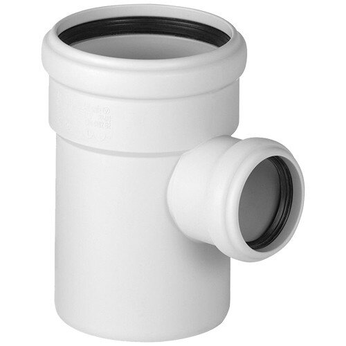 Тройник канализационный бесшумный PP-MD Ostendorf Skolan Safe SKEA DN 200/110х87°