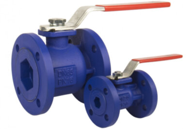 Кран шаровой чугунный РАШВОРК 707 Ду50 Ру16 фланцевый полнопроходный