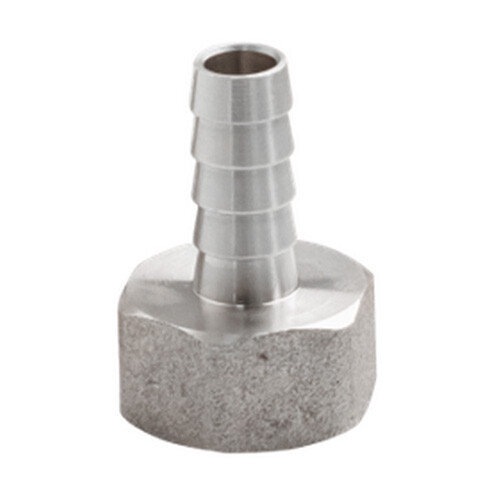 Штуцер для шланга VALFEX VF.654 ВР 1/2" Ду 15x12 Ру 40 никелированный латунный