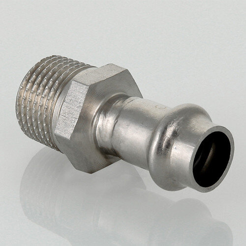 Переходник VALTEC VTi.901.I НР 1" DN 35x25 PN 16 нержавеющая сталь