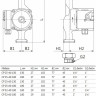 Насос циркуляционный Unipump CP 32-80 180 с мокрым ротором H=8м Q=135л/мин арт. 77870 4
