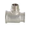 Латунный тройник VALTEC 3/4" х 1/2" х 1/2" переходной на наружную резьбу VTr.132.RN.050404 2