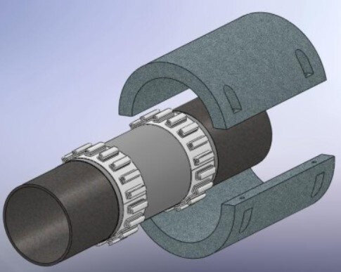 Уплотнительный коврик УК-СЛ-УТК-426 из скального листа