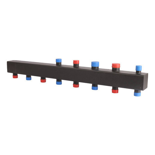 Коллектор распределительный ROMMER RDG-0016-004045 5-ти контурный НР 1"x1 1/4" Ду 32 Ру 4 без теплоизоляции 1