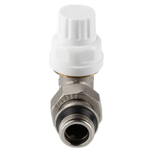 Клапан радиаторный Valtec VT.031.NER 1/2" x 3/4" (евроконус) DN 15 PN 10 угловой с самоуплотняющимся полусгоном 3