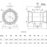 Кран шаровой Vexve 113800 DN 800 стандартнопроходный фланцевый для газа, с редуктором 2