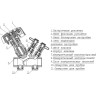 Клапан MVT-R Ду 40 Ру 16 балансировочный Ридан 3