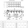 Ступень сварная 800х305 34х38/30х3 SP из решетчатого настила 2
