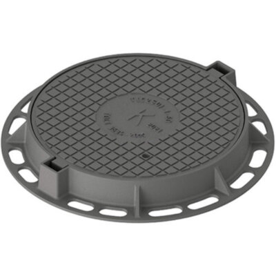 Люк чугунный тяжелый Т(С250)-Д-1-60 для дождевой канализации ГОСТ 3634-2019